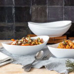 Over & Back Stoneware Serving Bowls, 4 Piece - Image 5