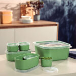 Tramontina Food Storage Set, 7 Piece - Green - Image 5