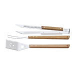 Tramontina BBQ Hardwood Tool Set, 3 Piece - Image 2