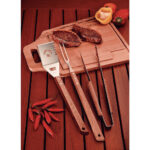 Tramontina BBQ Hardwood Tool Set, 3 Piece - Image 3
