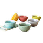 Over & Back Stoneware Bowl Set, 6 Piece - Image 4