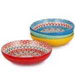 Signature Housewares Stoneware Serving Bowls, 4 Piece - Image 4