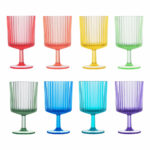 Pandex Acrylic Stacking Tumblers, 355ml, 8 Pack