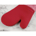 KitchenAid 4 Piece Oven Mitt & Pot Holder Set, Red - Image 4