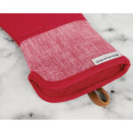 KitchenAid 4 Piece Oven Mitt & Pot Holder Set, Red - Image 6