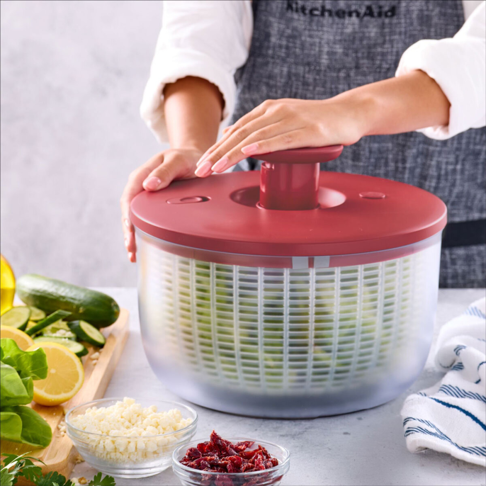 KitchenAid Salad Spinner in Red