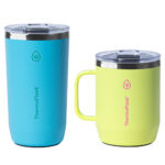 ThermoFlask Coffee and Mug Set in Black & Blue - Image 21