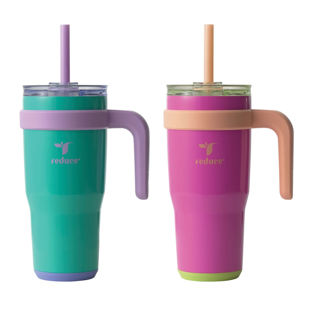 Reduce Cold1 Mug 700ml, 2 Pack in Teal & Pink