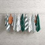 Caro Home Kitchen Towels 8 Pack in Grey, 45 x 71 cm - Image 10