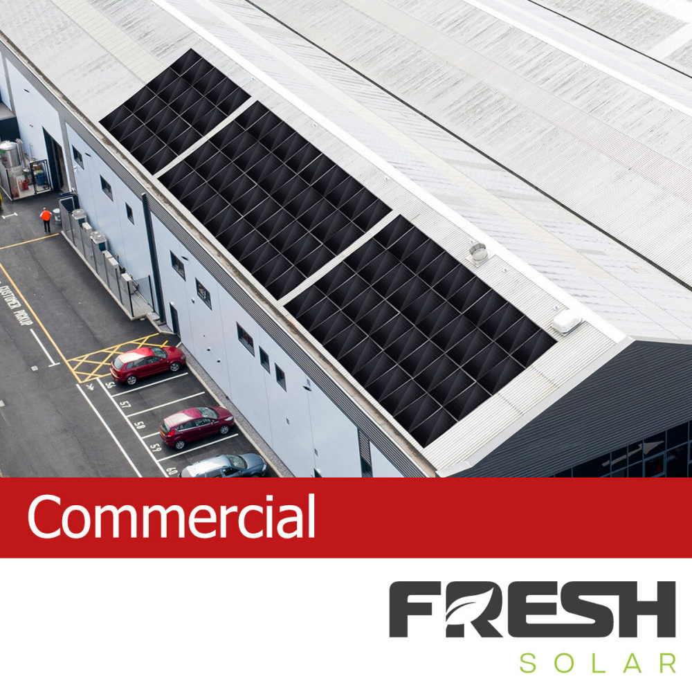 Fresh Solar Commercial Solar PV System in 5 Sizes - Fully Installed