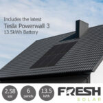 Fresh Solar 2.58kW Solar PV System with Tesla Powerwall 3 Battery, in 7 Sizes - Fully Installed - Image 2