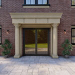 Dortech Double Richmond Aluminium Front Door with Lever Handle