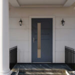 Dortech Ilkley Aluminium Front Door with Lever Handle - Image 2