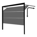 Cardale Rib Horizontal Sectional Door with Installation up to 5 metres width in 3 Colours - Image 5
