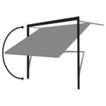 Cardale Gatcombe Single Garage Door Retractable with Motor and Installation in 3 Colours - Image 2