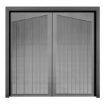 Cardale Gatcombe Single Garage Door Retractable with Motor and Installation in 3 Colours - Image 3