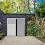 Cardale Bedford Side Hinged Garage Door With Installation in 3 Colours