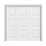 Cardale Georgian Single Garage Door Retractable With Motor and Installation in 3 Colours - Image 2