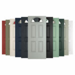 Cannes 1 Composite Front Door with Installation in Green