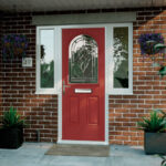 Madeira Composite Front Door with Installation in Green