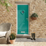 Oslo Composite Front Door with Installation in Green - Image 8