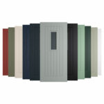 Milan 609 Composite Front Door with Installation in Green - Image 3