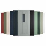 Milan 609 Composite Front Door with Installation in Green - Image 4