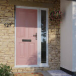 Rome 2 Composite Front Door with Installation in Green - Image 12