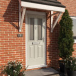 Rome 2 Composite Front Door with Installation in Green