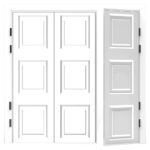 Cardale Georgian Side Hinged Garage Door With Installation in 3 Colours - Image 4