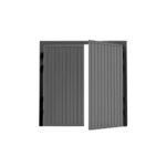 Cardale Gemini Side Hinged Garage Door With Installation in 3 Colours - Image 2