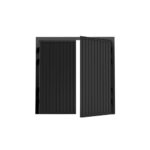 Cardale Gemini Side Hinged Garage Door With Installation in 3 Colours - Image 3