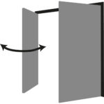 Cardale Gemini Side Hinged Garage Door With Installation in 3 Colours - Image 5
