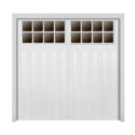 Bedford Single Garage Door Canopy With Installation in 3 Colours - Image 2
