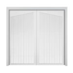 Cardale Gatcombe Single Garage Door Canopy With Installation in 3 Colours - Image 3