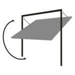 Cardale Gatcombe Single Garage Door Canopy With Installation in 3 Colours - Image 5