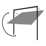 Cardale Olympian Single Garage Door Canopy With Installation in 3 Colours - Image 5