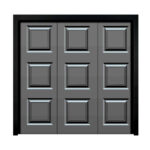 Cardale Georgian Single Garage Door Retractable With Installation in 3 Colours - Image 4