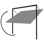 Cardale Europa Single Garage Door Canopy With Installation in 3 Colours - Image 5