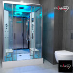 Insignia Diamond 1400 x 900 Steam Shower in Black - Image 2