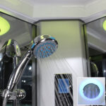 Insignia Diamond 1000mm Quadrant Steam Shower with Black Frame - Image 4