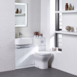 Tavistock Lindo 99.6 cm Floor Mounted Left Hand WC Unit in Green - Image 2