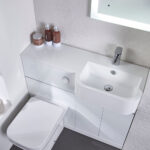 Tavistock Lindo 99.6 cm Floor Mounted Right Hand WC Unit in Green - Image 8