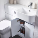 Tavistock Lindo 99.6 cm Floor Mounted Right Hand WC Unit in Green - Image 9