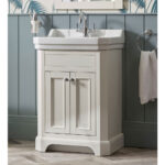 Tavistock Abbot 61.0 cm Floor Mounted Vanity Unit in Dark Grey - Image 11