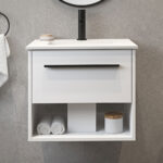 Ove Camila 600mm Wide Wall Mounted Vanity in Matte White