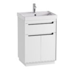 Tavistock Kew 59.2 cm Floor Mounted Vanity Unit in Dark Grey - Image 7