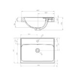 Tavistock Kew 59.2 cm Floor Mounted Vanity Unit in Dark Grey - Image 8