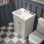 Tavistock Ashby 60.7 cm Floor Mounted Vanity Unit in Blue - Image 2