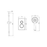 Tavistock Xenon Concealed Single Function Shower - Image 3